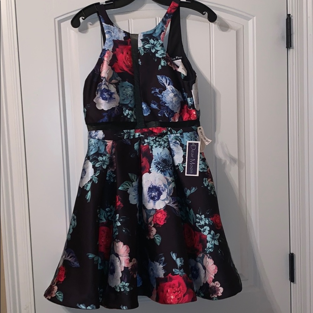 Floral homecoming/cocktail style dress